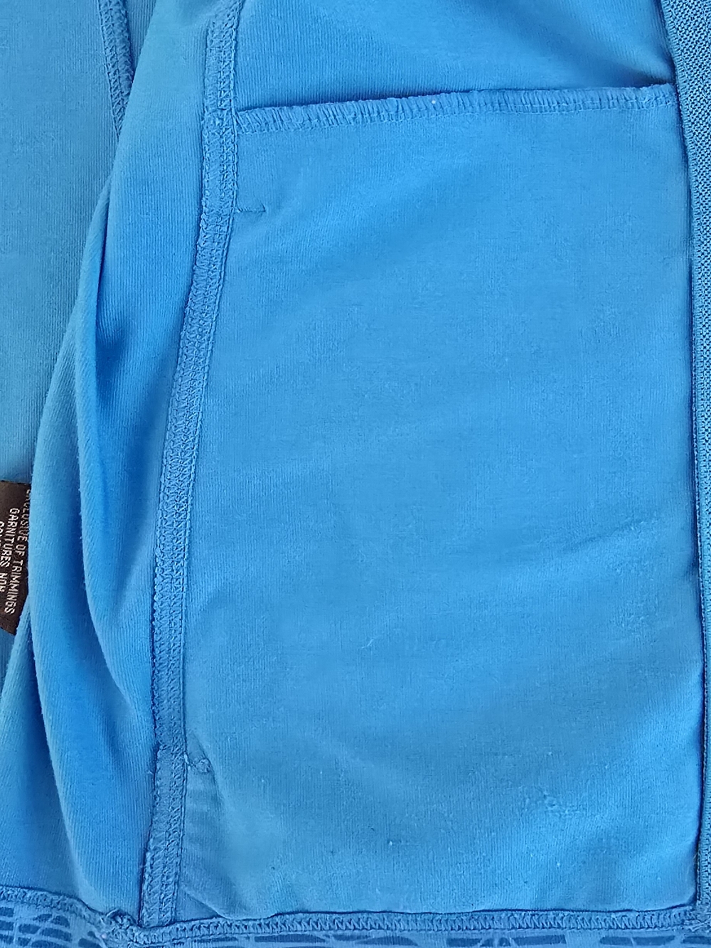Women's Mondetta, Bright Blue Floral-Print Zip Activewear Jacket - Picture 10 of 12